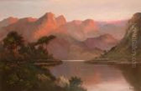 Highland Landscapes Oil Painting by Jack Ducker