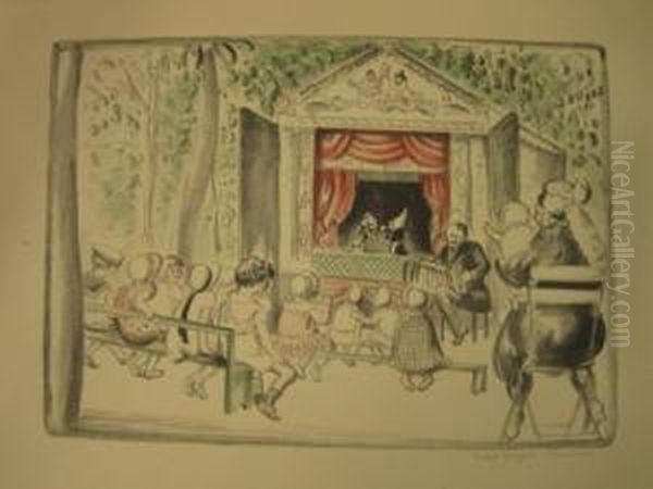 Guignolette (new York) Oil Painting by Mabel Dwight