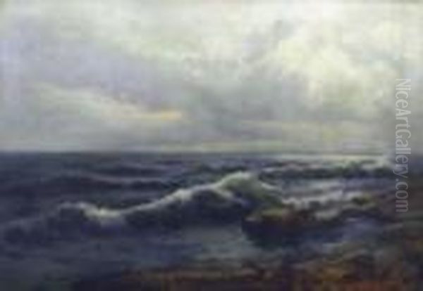 Risacca Oil Painting by Alexander Dzigursky