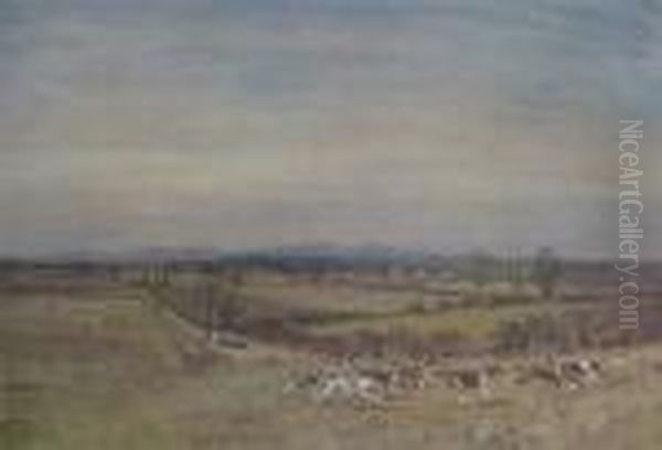 The Croome Oil Painting by Lionel Louis Edwards