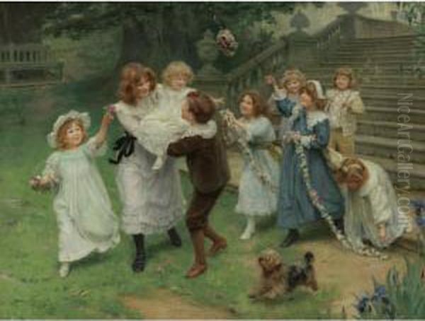 Spring Songs Oil Painting by Arthur John Elsley