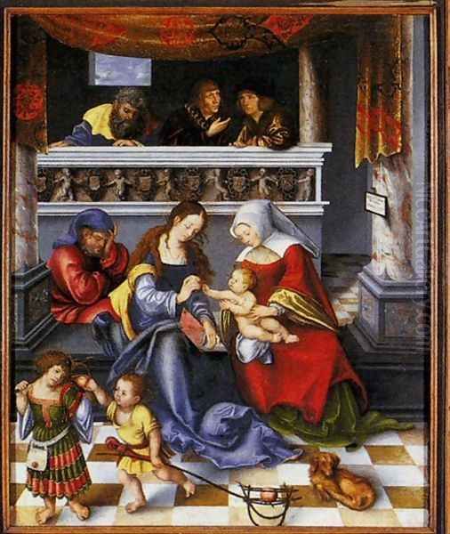 Central panel Oil Painting by Lucas The Elder Cranach