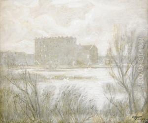 Svaneholm Oil Painting by Prince Eugen Of Sweden