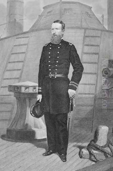 Portrait of Admiral David Dixon Porter (1813-91) Oil Painting by Alonzo Chappel