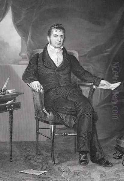 Portrait of William Pinkney (1764-1822) Oil Painting by Alonzo Chappel