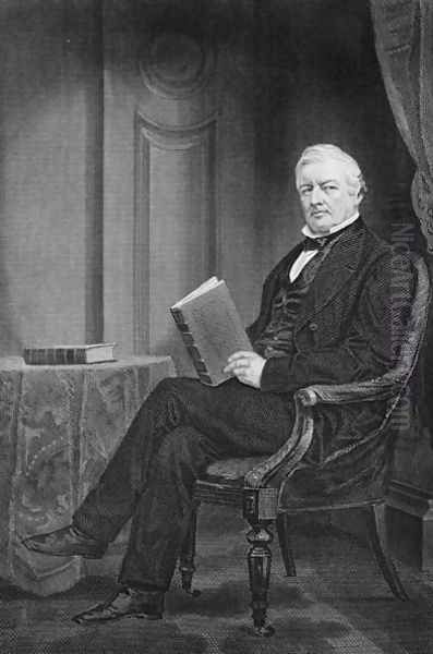 Portrait of Millard Fillmore (1800-74) Oil Painting by Alonzo Chappel