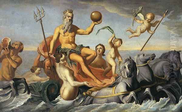 The Return of Neptune Oil Painting by John Singleton Copley