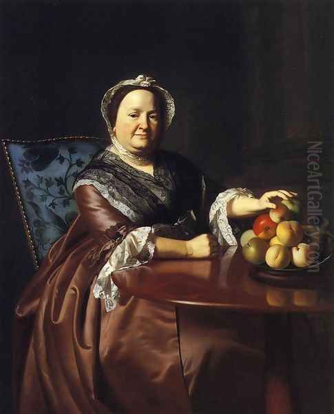Mrs. Ezekiel Gondthwait (Elizabeth Lewis) Oil Painting by John Singleton Copley