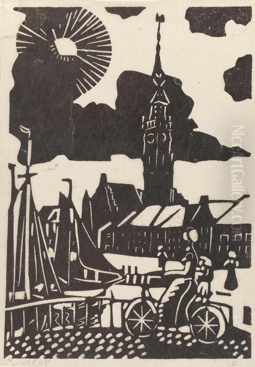 Veere Oil Painting by Claude Flight
