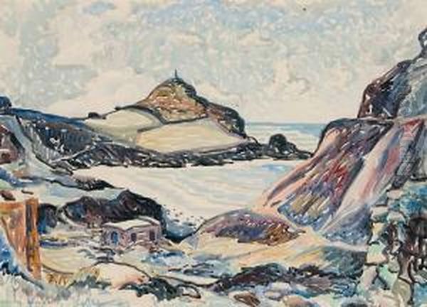 Port Cornwall Oil Painting by Claude Flight