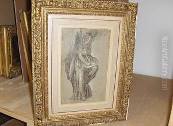 Study Of An Angel Oil Painting by Frans Floris