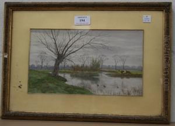 Autumn Oil Painting by Robert Winter Fraser