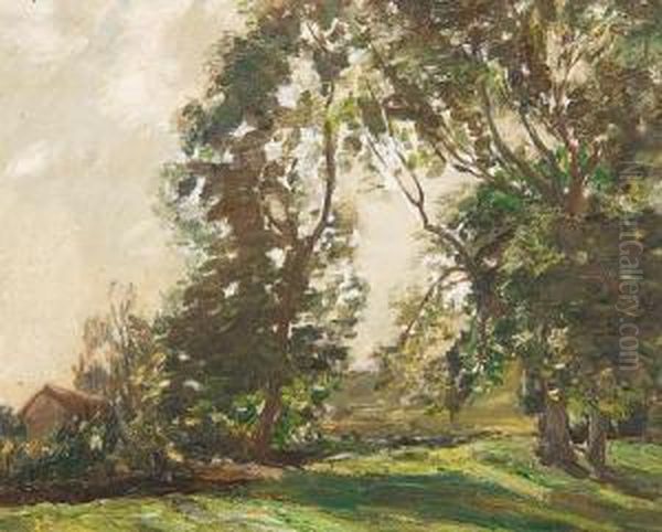 June Oil Painting by Arthur A. Friedenson