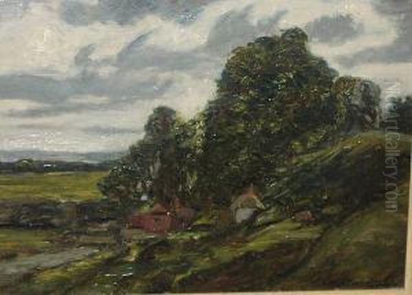 Wareham Walls Oil Painting by Arthur A. Friedenson