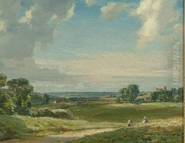 In The Cotswolds Oil Painting by Arthur A. Friedenson