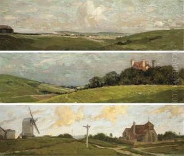The Dower House Oil Painting by Arthur A. Friedenson