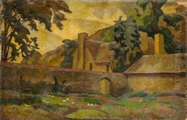 The Kitchen Garden Oil Painting by Roger Fry