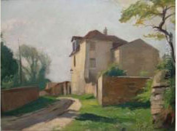 Le Village Oil Painting by Josue Gaboriaud