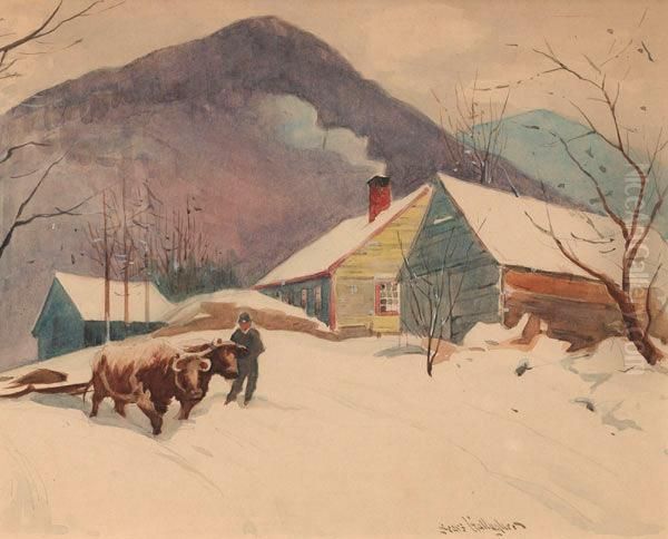 C. 1930; Watercolor, 9 Oil Painting by Sears Gallagher