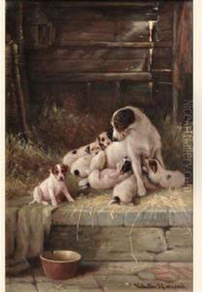 We Are Seven Oil Painting by Valentine Thomas Garland