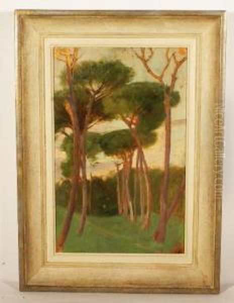 Paesaggio Oil Painting by Pietro Gaudenzi