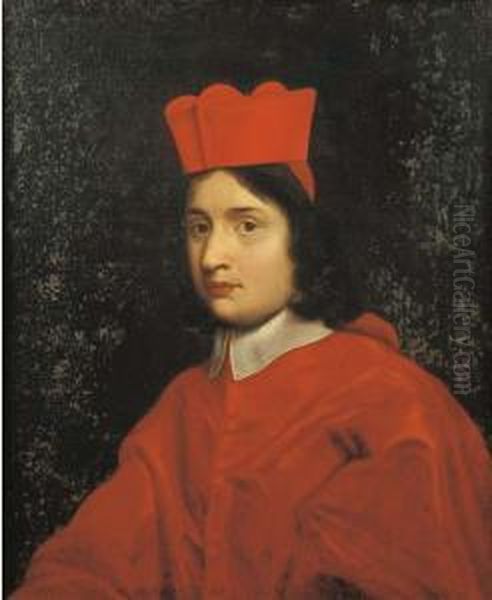 Ritratto Del Cardinale Sigismondo Chigi Oil Painting by Giovanni Battista (Baciccio) Gaulli