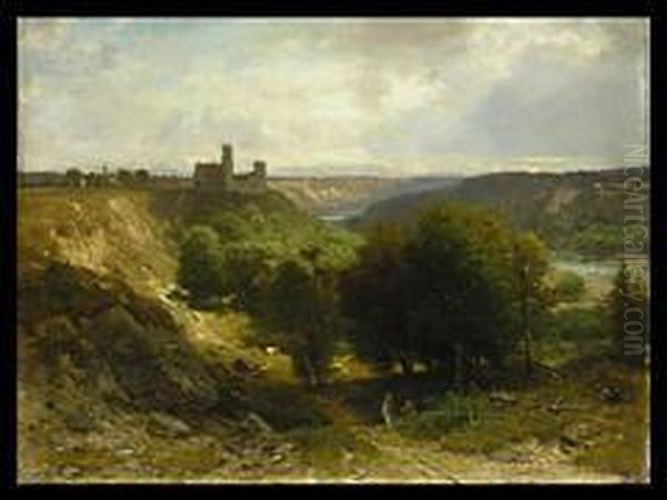 Schloss Grunwald
An Der Isar Bei Munchen Oil Painting by Ludwig Gebhardt