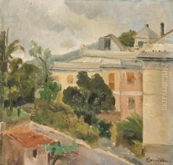 Paesaggio Oil Painting by Cornelio Geranzani
