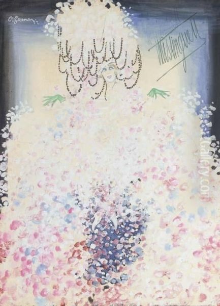 Mistinguett Oil Painting by Charles, Carl Gesmar