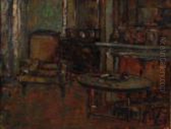 Untitled (interior) Oil Painting by Harold Gilman