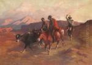 Riding Home The Steers