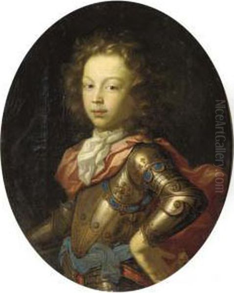 Portrait Of A Young Gentleman Oil Painting by Pierre Gobert
