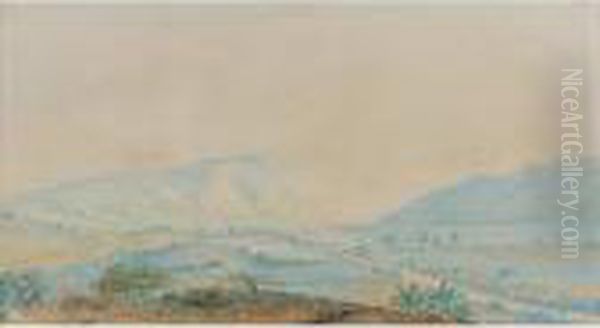 Valle De Caracas Oil Painting by Anton Goering