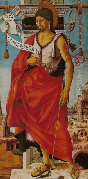 St. John the Baptist (San Giovanni Battista) Oil Painting by Francesco Del Cossa
