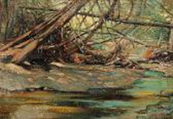 Tangled Stream Oil Painting by Thomas Garland Greene