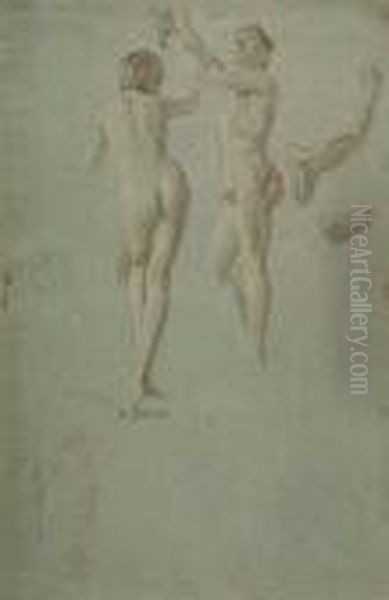 Studien Nackter Knaben. Oil Painting by Otto Greiner