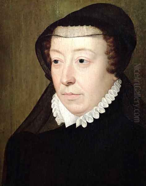 Portrait of Catherine de Medici Oil Painting by Francois Clouet