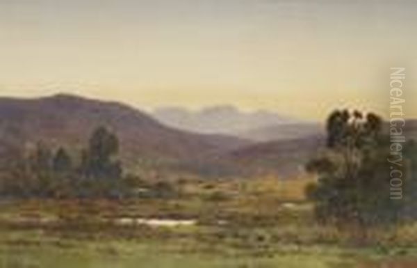 Gathering Peat Oil Painting by Henry Albert Hartland