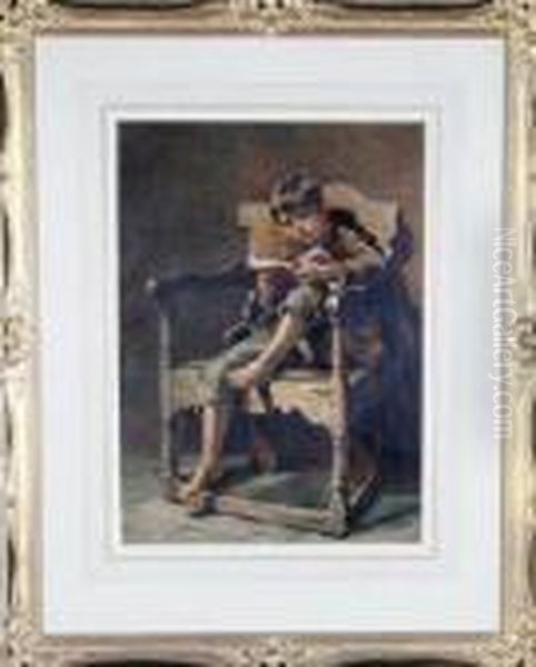 Untitled Oil Painting by Ralph Hedley