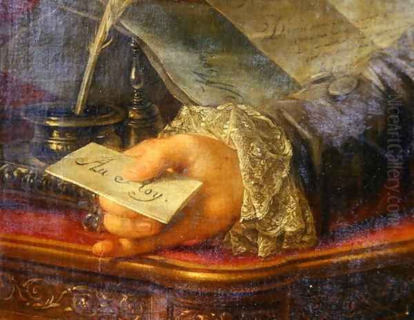 Charles Gravier (1719-87) Count of Vergennes (detail) Oil Painting by Antoine-Francois Callet
