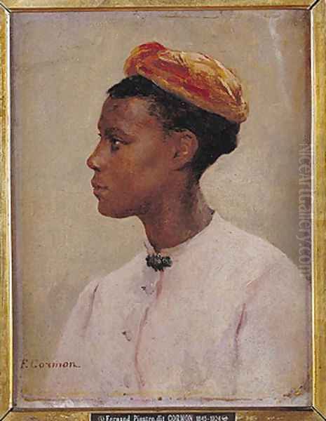 Young Negress Oil Painting by Fernand-Anne Piestre Cormon