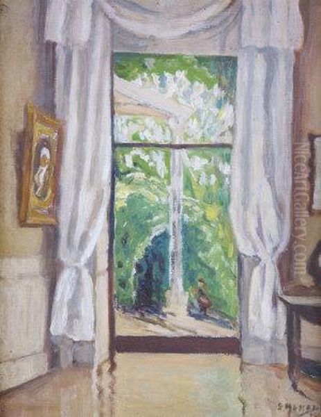 The Window Oil Painting by Grace Henry