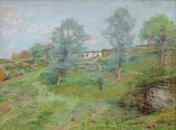 Zomers Ardenslandschap Oil Painting by Adriaan Jozef Heymans