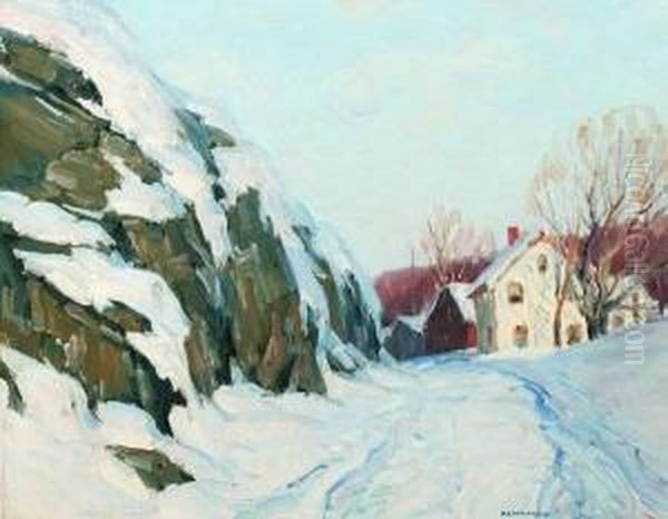 A. Renourd Oil Painting by Georges Hillaireau