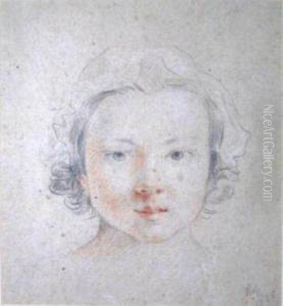 Manner Of William Hoare Of Bath , 'portrait Of A Young Girl' Oil Painting by Hoare, William, of Bath