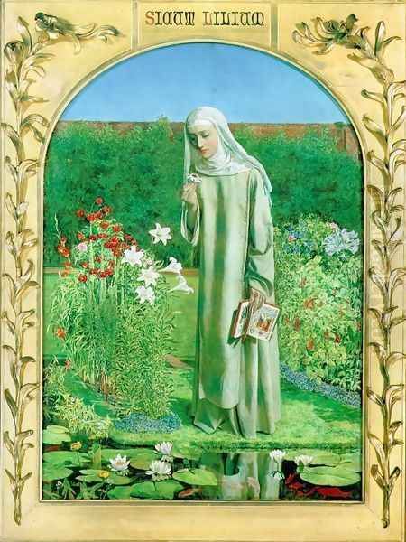 Convent Thoughts Oil Painting by Charles Allston Collins