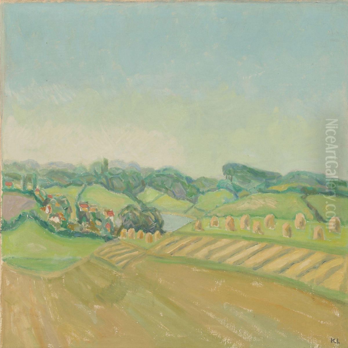 Landscape Oil Painting by Kraesten Iversen