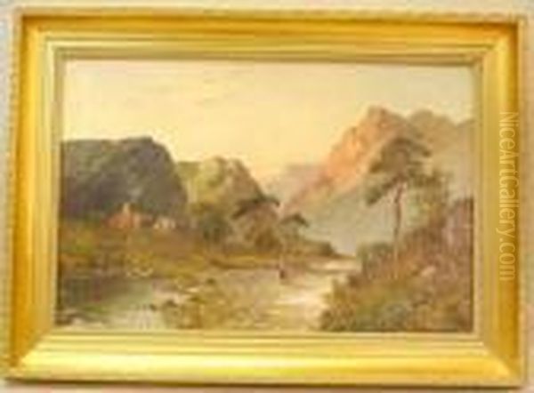Wales Landscape Painting Oil Painting by Frances E. Jamieson