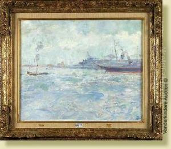 Rotterdam Oil Painting by Marcel Jefferys