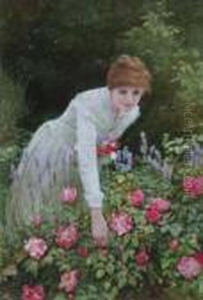Signed Oil Painting by Edward Killingworth Johnson